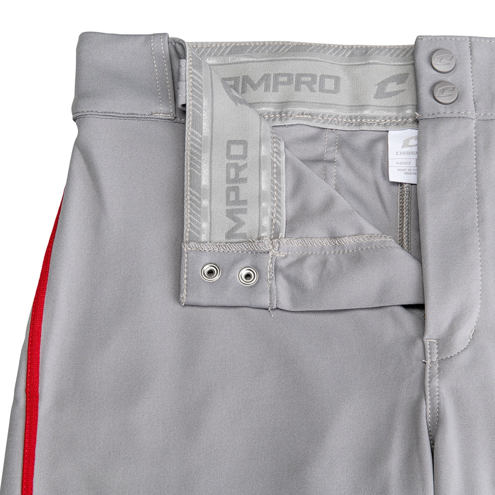 Champro Men's Triple Crown 2.0 Tapered Bottom with Braid Baseball Pants