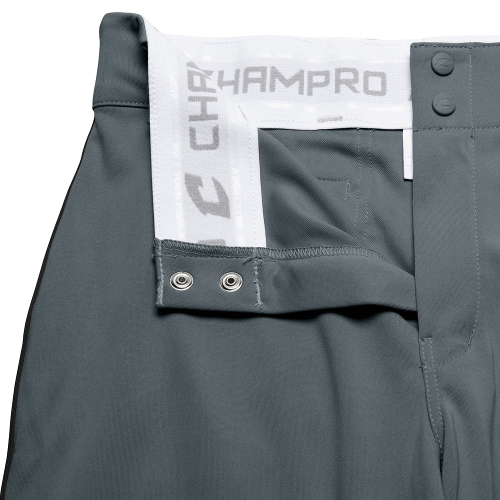 Champro Men's Triple Crown Open Bottom Baseball Pant with Piping