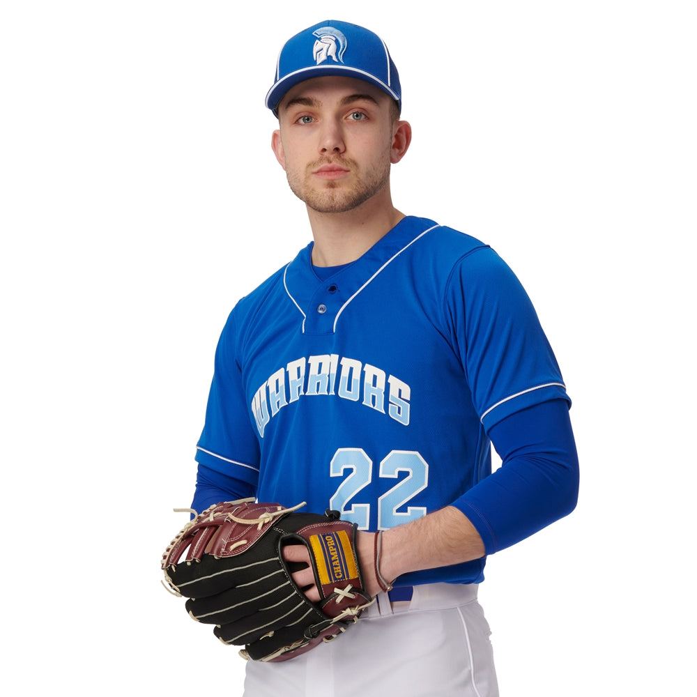 Champro Youth Heater Two Button Piped Baseball Jersey Baseball Jerseys Youth