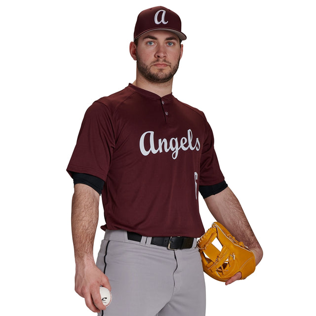 Champro Men's Dri-Gear Two Button Jersey Baseball Jerseys Adult