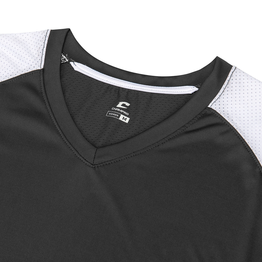 Champro Women's Infinite V-Neck Short Sleeve Jersey