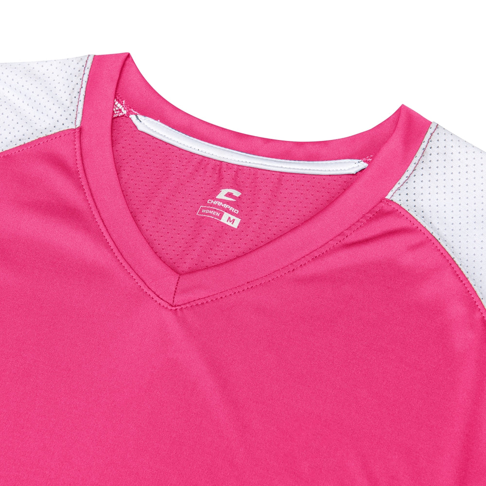 Champro Women's Infinite V-Neck Short Sleeve Jersey