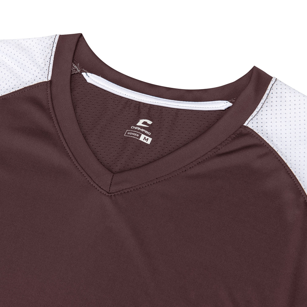 Champro Women's Infinite V-Neck Short Sleeve Jersey