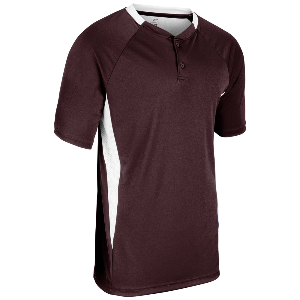Champro Youth Clean-Up 2 Button Baseball Jersey
