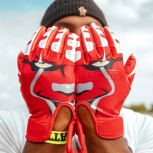 Battle Clown23 Cloaked Adult Football Reciever Gloves Battle