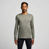 Saucony Men's Peregrine Merino Long Sleeve SAM800362 Mens Apparel Shirts & Tops