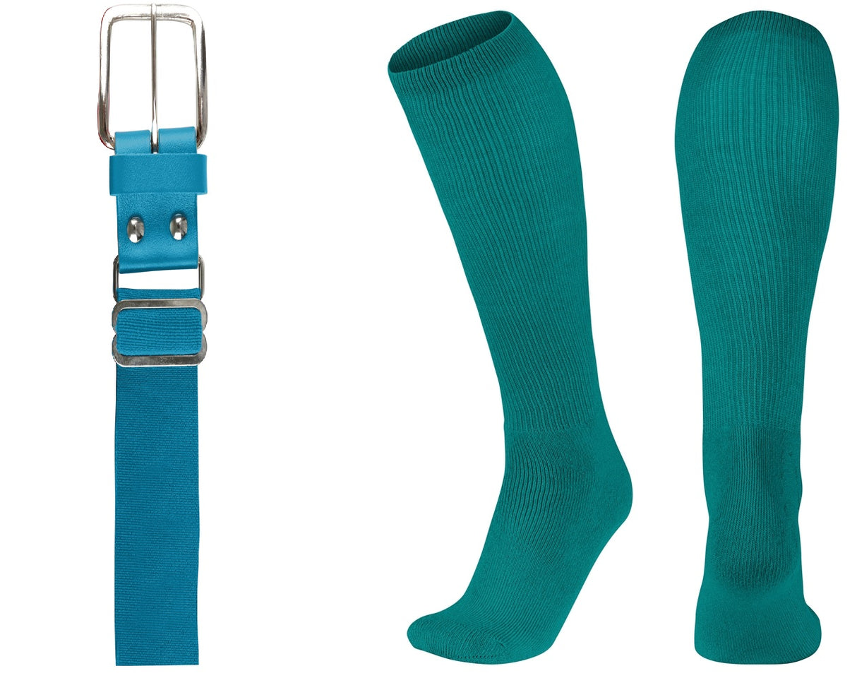 League Outfitters Brute Baseball or Softball Belt/Sock Combo Baseball Socks & Belts All