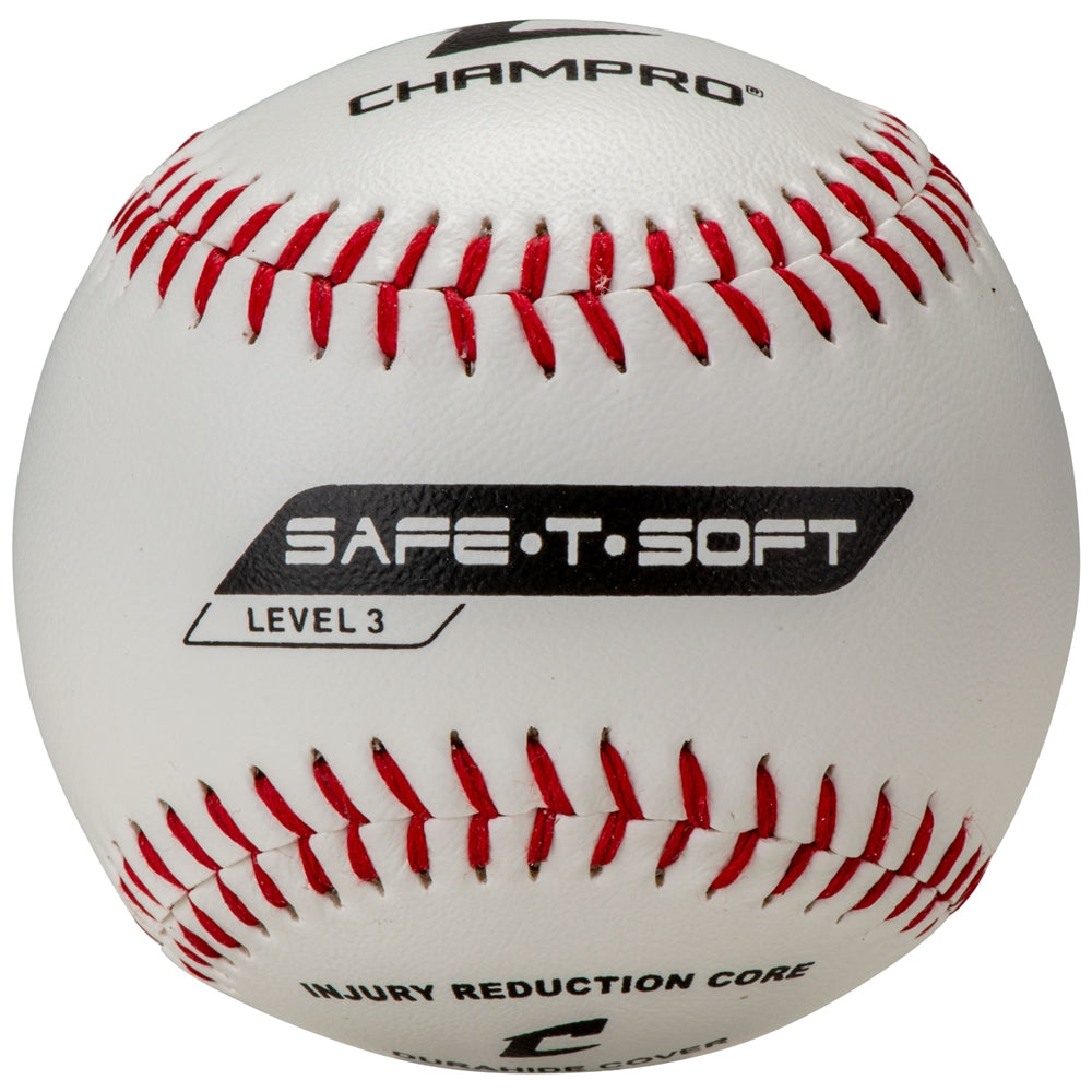 Champro One Dozen Safe-T-Soft Level 3 Baseballs Baseball Baseballs All