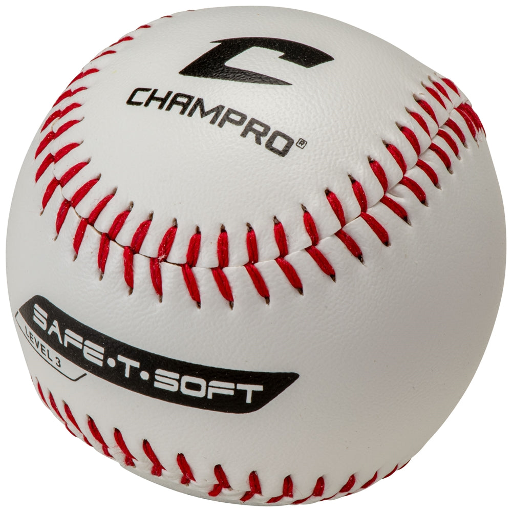 Champro One Dozen Safe-T-Soft Level 3 Baseballs Baseball Baseballs All