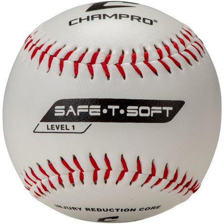 Champro One Dozen Safe-T-Soft Level 1 Baseballs Baseball Baseballs All