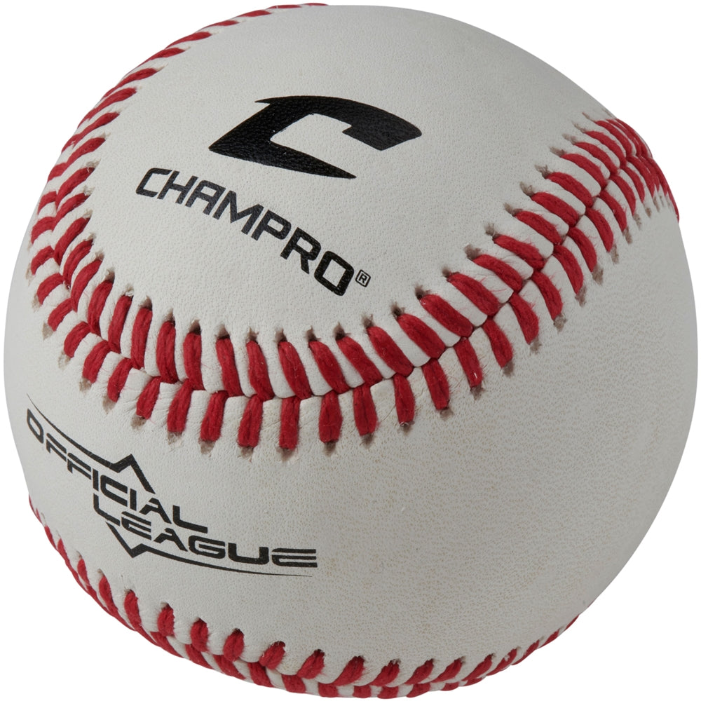 Champro Official League Full Grain Leather Baseballs - 6 Pack