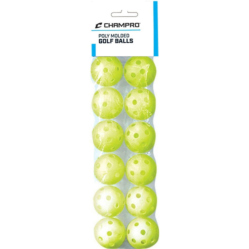 Champro 5" Poly Golf Balls - Bag of 12