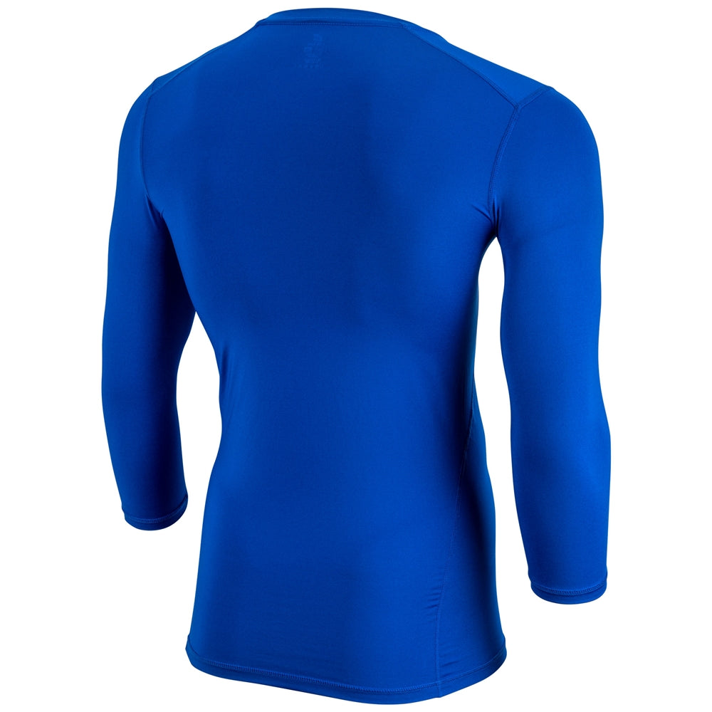 Back view of blue Champro Youth Lightning 2.0 compression jersey