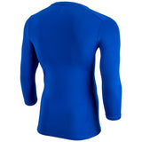 Back view of blue Champro Youth Lightning 2.0 compression jersey