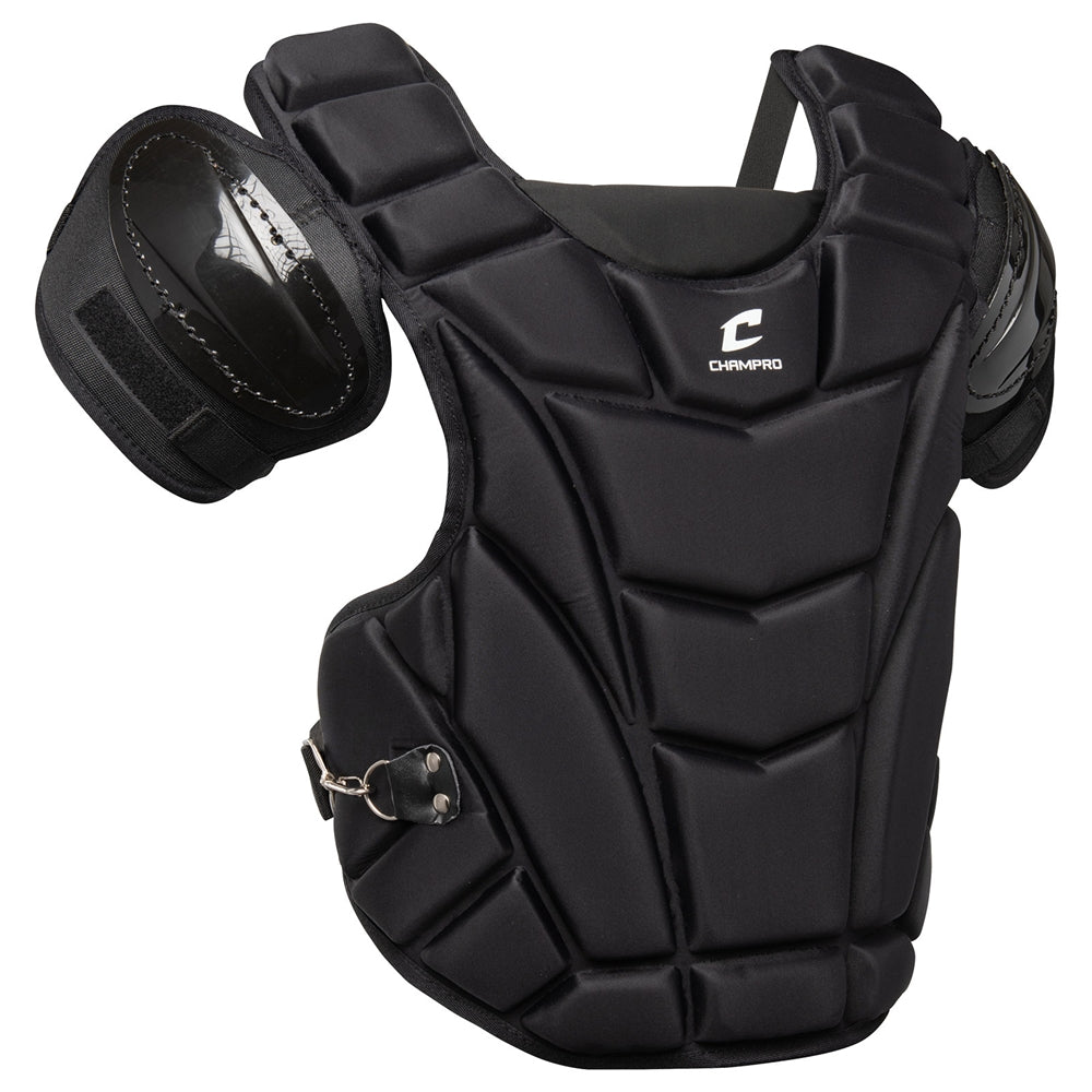 Champro Varsity Black 15" Baseball Umpire Chest Protector-1