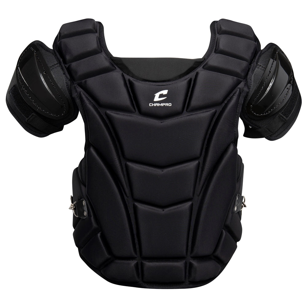 Champro Varsity Black 15" Baseball Umpire Chest Protector-2