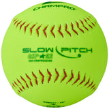 Champro ASA / USA 12" Slow Pitch Softball Durahide Cover .52 COR  - Dozen