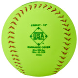 Champro ASA / USA 12" Slow Pitch Softball Durahide Cover .52 COR  - Dozen