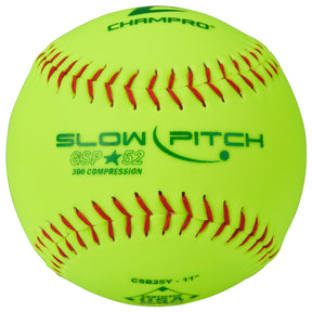 Champro One Dozen ASA/USA 11" Slow Pitch Durahide Cover Softballs Softball Softballs All