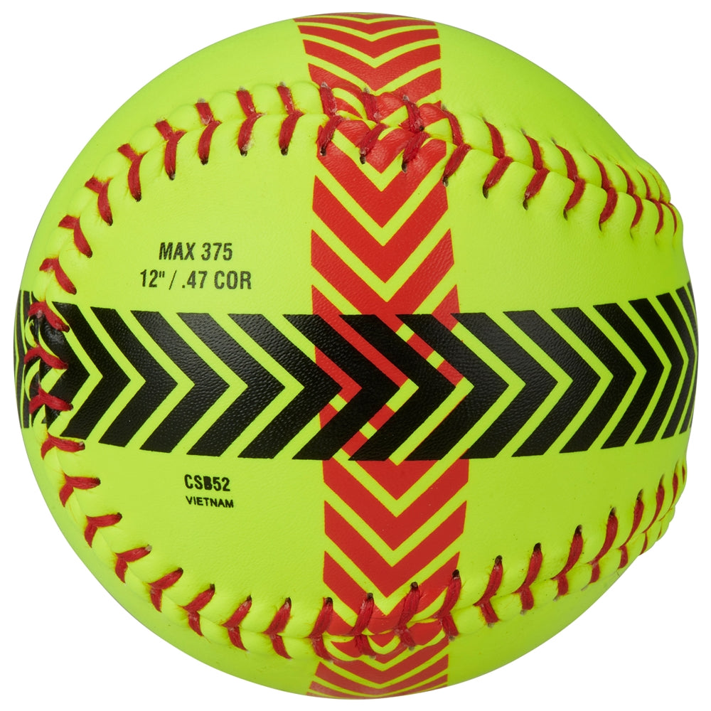 Champro Set of 2 Striped Training Softballs-3