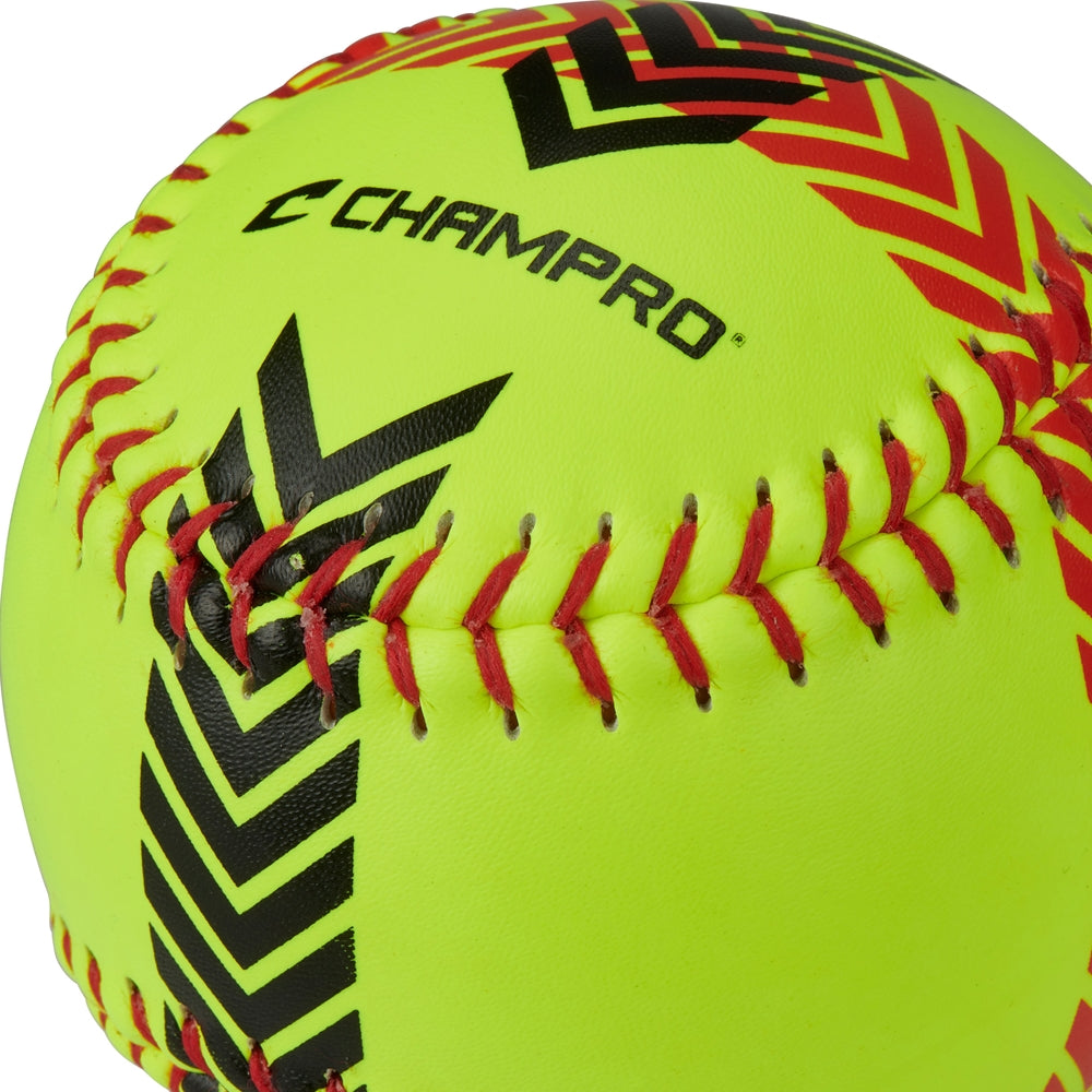 Champro Set of 2 Striped Training Softballs-5