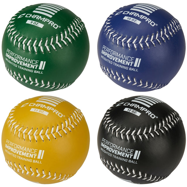 Champro Weighted Training Softball Set of 2 Softball Softballs All