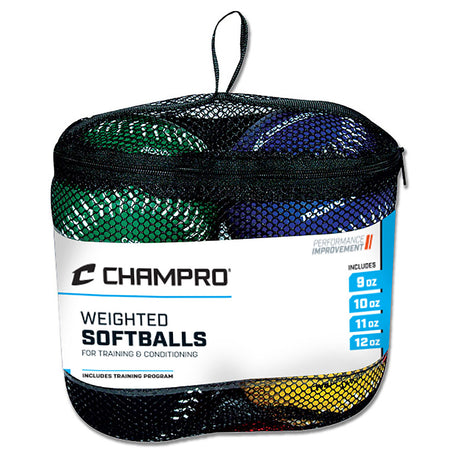 Champro Set of 4 Weighted Training Softballs-3