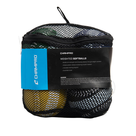 Champro Set of 4 Weighted Training Softballs-4