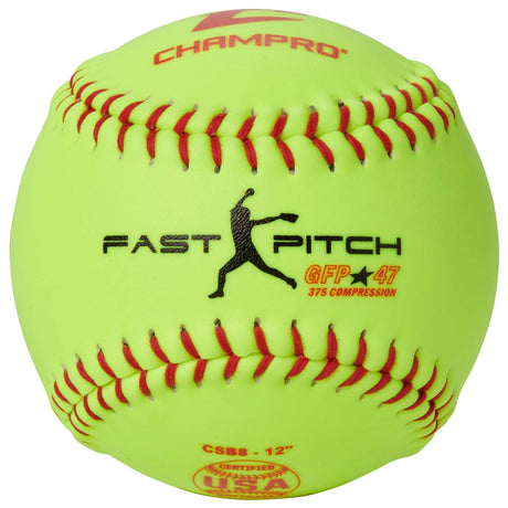 Champro One Dozen GFP-47 ASA 12" Softballs-1