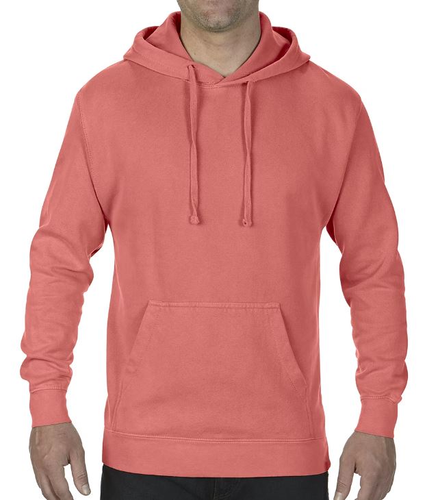Comfort Colors Men's Garment-Dyed Hooded Sweatshirt Comfort Colors