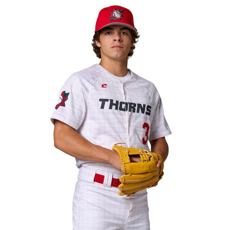 Custom Full Button Pro Neck Short Sleeve Loose Jersey Team Baseball Jerseys