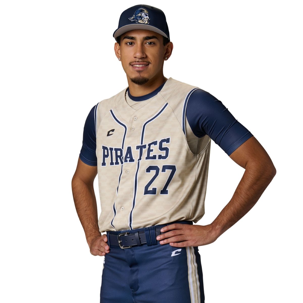 Custom Full Button Sleeveless Loose Jersey Team Baseball Jerseys