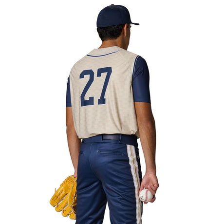 Custom Full Button Sleeveless Loose Jersey Team Baseball Jerseys