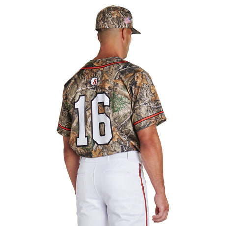 Custom Realtree Patter Full Button Jersey Team Baseball Jerseys