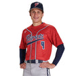 Custom Single Ply Reversible Crew Neck Short Sleeve Jersey Team Baseball Jerseys