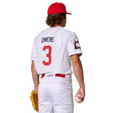 Custom Full Button Pro Neck Short Sleeve Loose Jersey Team Baseball Jerseys