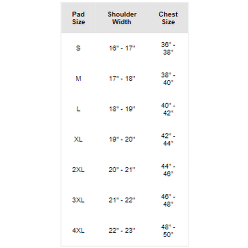 Champro Adult Gauntlet Skill Shoulder Pads Football Shoulder Pads Adult