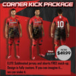 Corner Kick "Elite" Soccer Uniform Package Team Soccer Uniform Packages