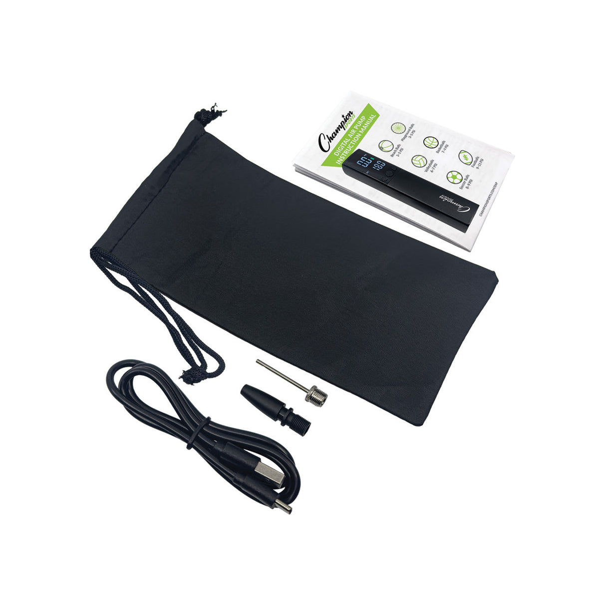 Champion Sports Digital Hand Pump-5