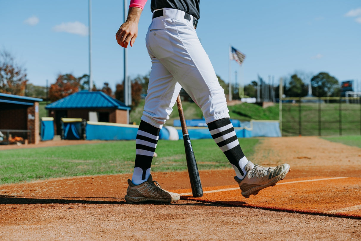 Slugger Socks Pattern H - Custom Baseball Knit Socks