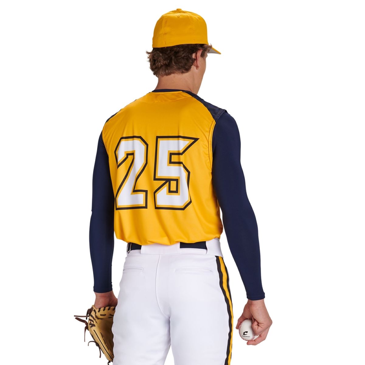 Custom Full Button Sleeveless Jersey Team Baseball Jerseys