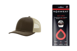 Richardson 112 Trucker Hat with NoSweat Hat Liner Combo
