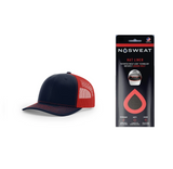 Richardson 112 Trucker Hat with NoSweat Hat Liner Combo