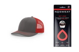 Richardson 112 Trucker Hat with NoSweat Hat Liner Combo