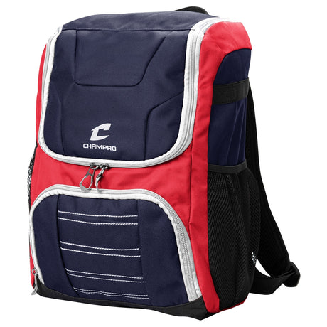 Champro Prodigy Backpack; 16"L x 10.75"W x 8.5"D