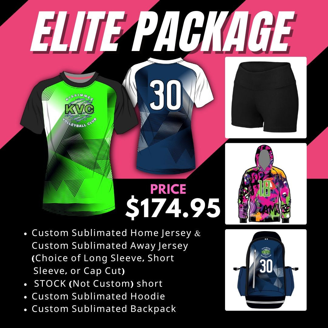 Volleyball Elite Uniform Package Team Volleyball Uniform Package