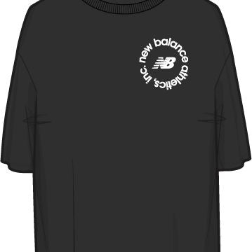 New Balance Women's Sport Cotton Jersey Oversized Graphic T-Shirt Womens Apparel Shirts & Tops