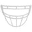 Schutt F7-ROPO-DW-NB Titanium Facemasks Football Facemasks Adult