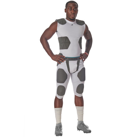 Champro Men's Tri-Flex Compression Shirt with Cushion System Football Padded Shirts Adult