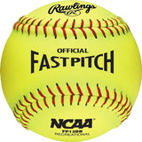 Rawlings 18 Fastpitch Youth Recreation Softballs with 6 Gallon Bucket Combo Softball Softballs All